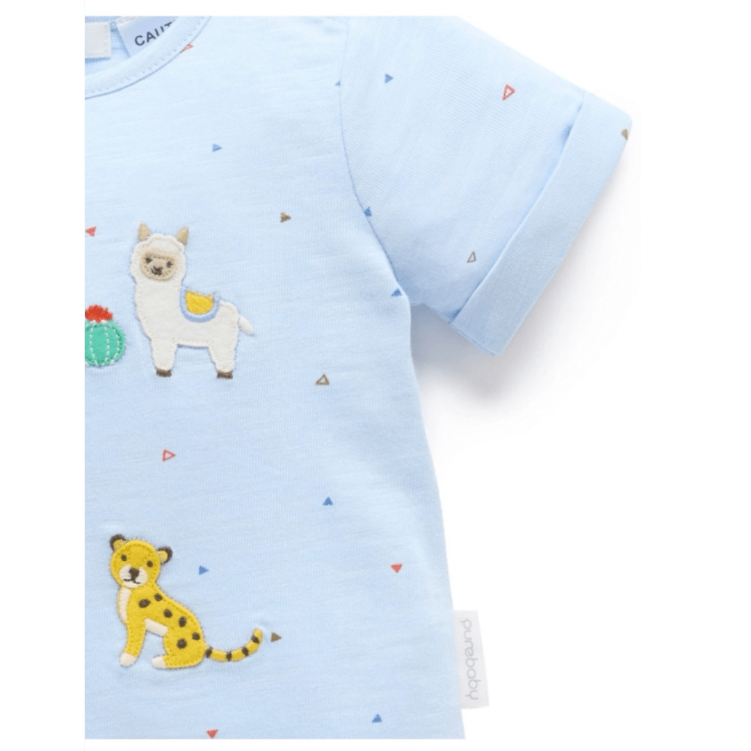 Pure Baby 0-3 Months to 2 Years Short Growsuit - Animal Fiesta