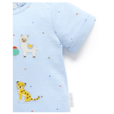 Pure Baby 0-3 Months to 2 Years Short Growsuit - Animal Fiesta
