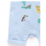 Pure Baby 0-3 Months to 2 Years Short Growsuit - Animal Fiesta