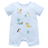 Pure Baby 0-3 Months to 2 Years Short Growsuit - Animal Fiesta