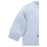 Pure Baby 0-3 Months to 3 Years Puppy Embroidered Jumper - Sky Melange