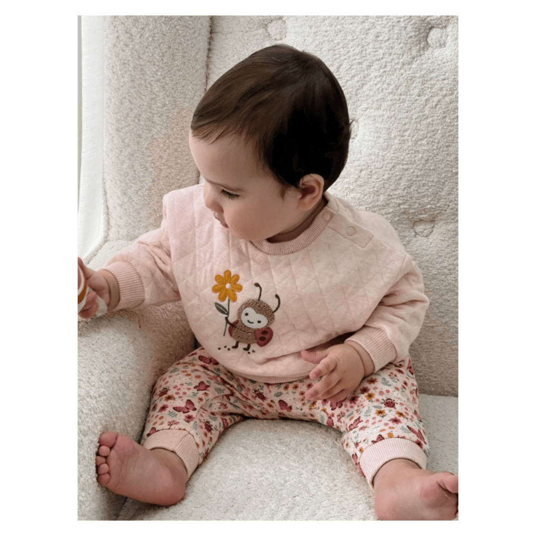 Pure Baby 0-3 Months to 3 Years Quilted Track Set - Butterfly