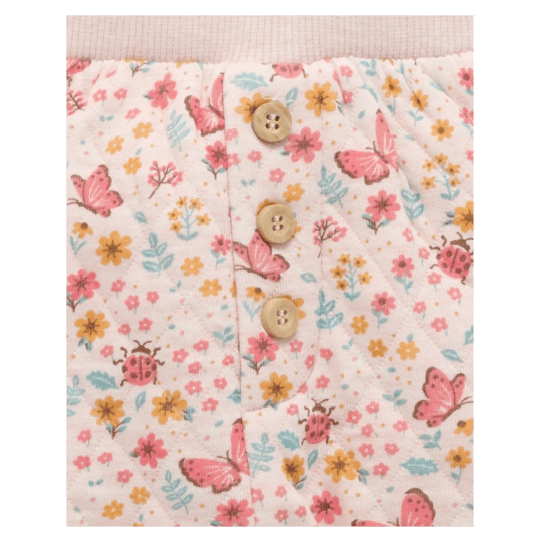 Pure Baby 0-3 Months to 3 Years Quilted Track Set - Butterfly