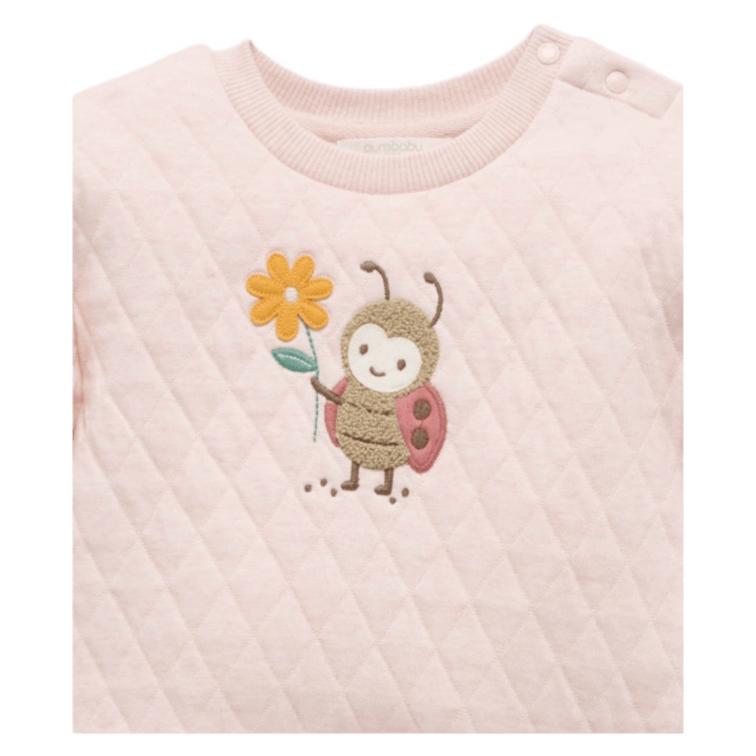 Pure Baby 0-3 Months to 3 Years Quilted Track Set - Butterfly
