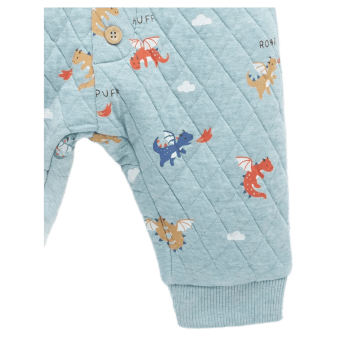 Pure Baby 0-3 Months to 3 Years Quilted Track Set - Dragon