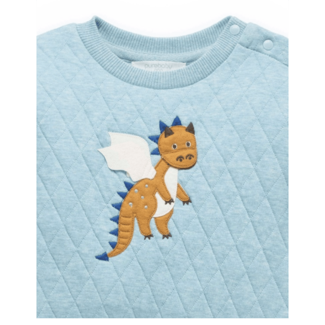 Pure Baby 0-3 Months to 3 Years Quilted Track Set - Dragon