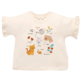 Pure Baby 0-3 Months to 5 Years 0-3M Ruffle Tee - Cloud