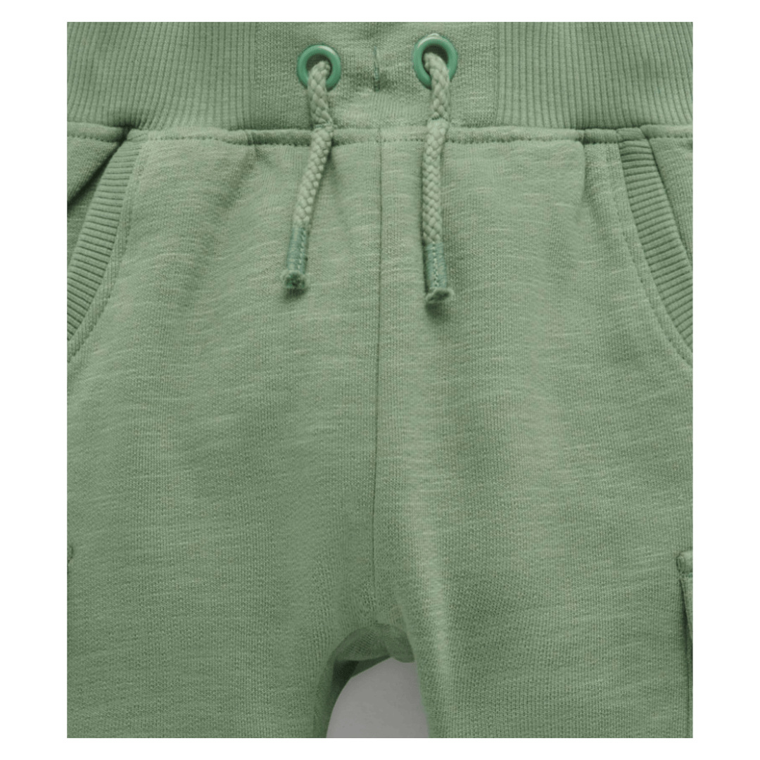 Pure Baby 0-3 Months to 5 Years Cargo Track Pant - Glade