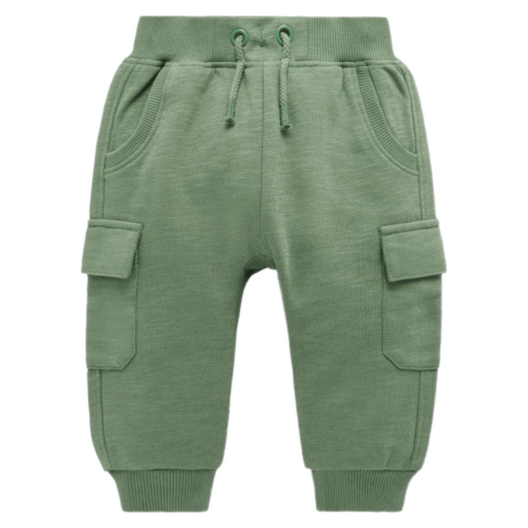 Pure Baby 0-3 Months to 5 Years Cargo Track Pant - Glade
