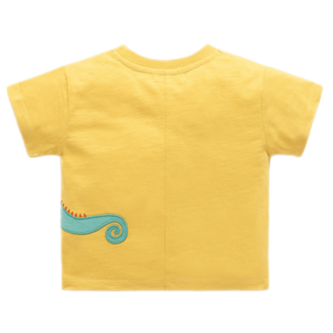 Pure Baby 0-3 Months to 5 Years Chameleon Relaxed Tee - Corn