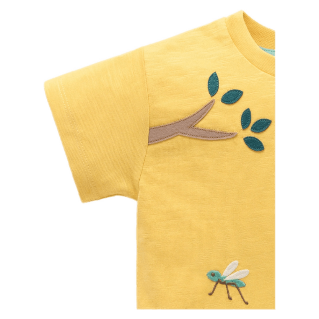 Pure Baby 0-3 Months to 5 Years Chameleon Relaxed Tee - Corn