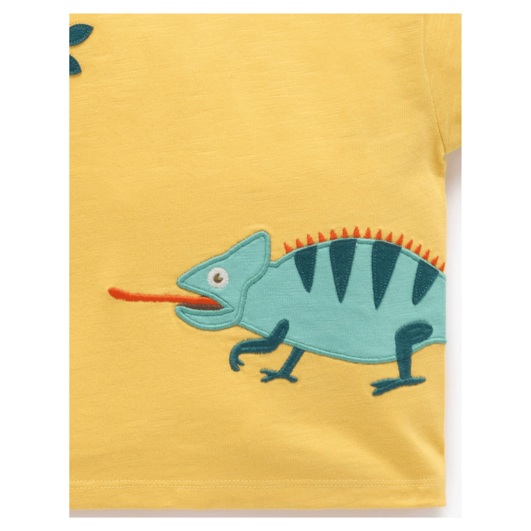Pure Baby 0-3 Months to 5 Years Chameleon Relaxed Tee - Corn