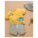 Pure Baby 0-3 Months to 5 Years Chameleon Relaxed Tee - Corn
