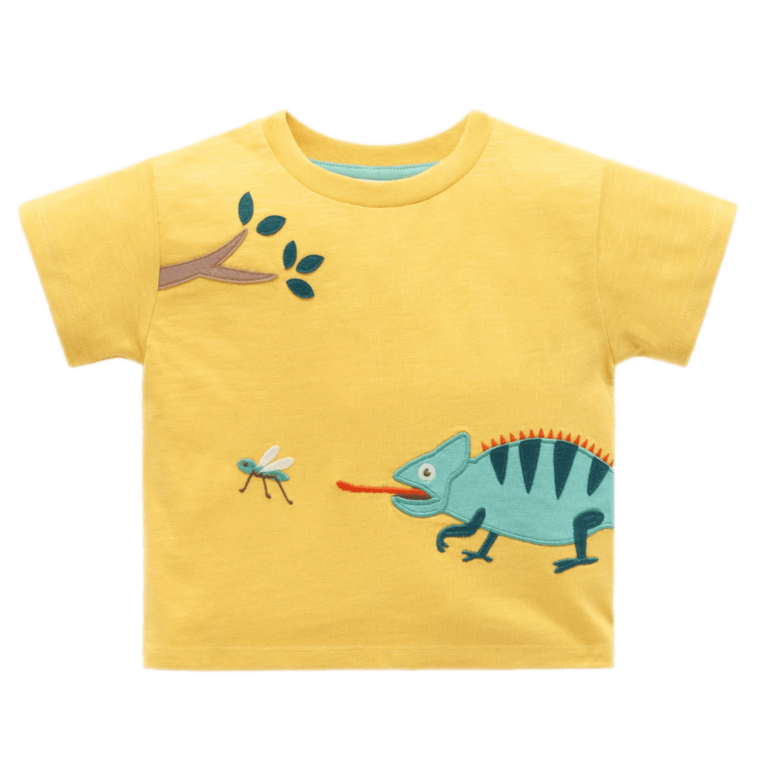 Pure Baby 0-3 Months to 5 Years Chameleon Relaxed Tee - Corn