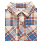 Pure Baby 0-3 Months to 5 Years Check Shirt - Canal Check
