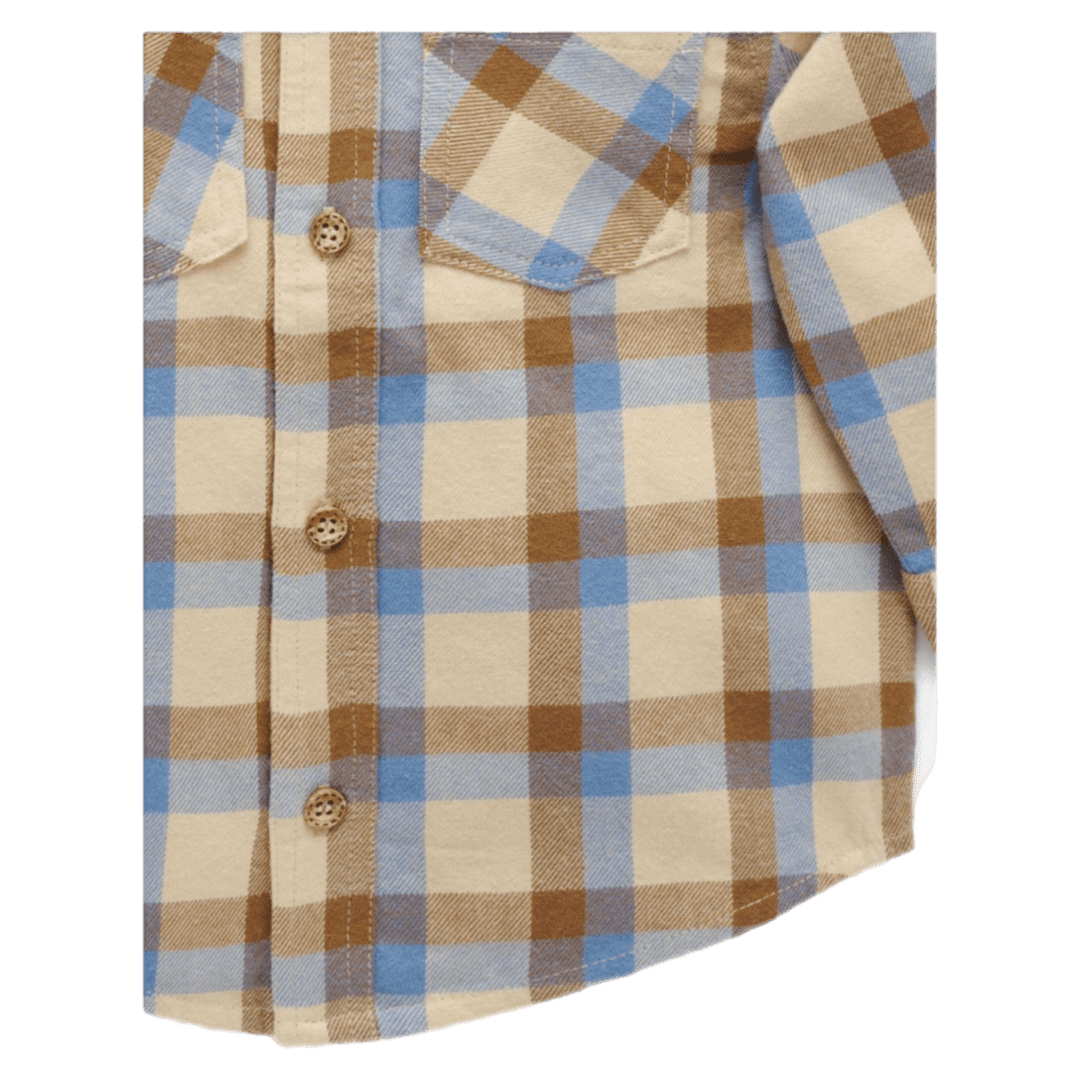 Pure Baby 0-3 Months to 5 Years Check Shirt - Farm