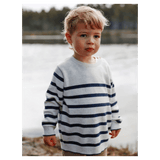 Pure Baby 0-3 Months to 5 Years Classic Striped Jumper - French Navy Stripe
