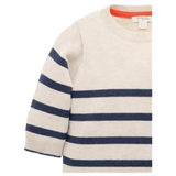 Pure Baby 0-3 Months to 5 Years Classic Striped Jumper - French Navy Stripe