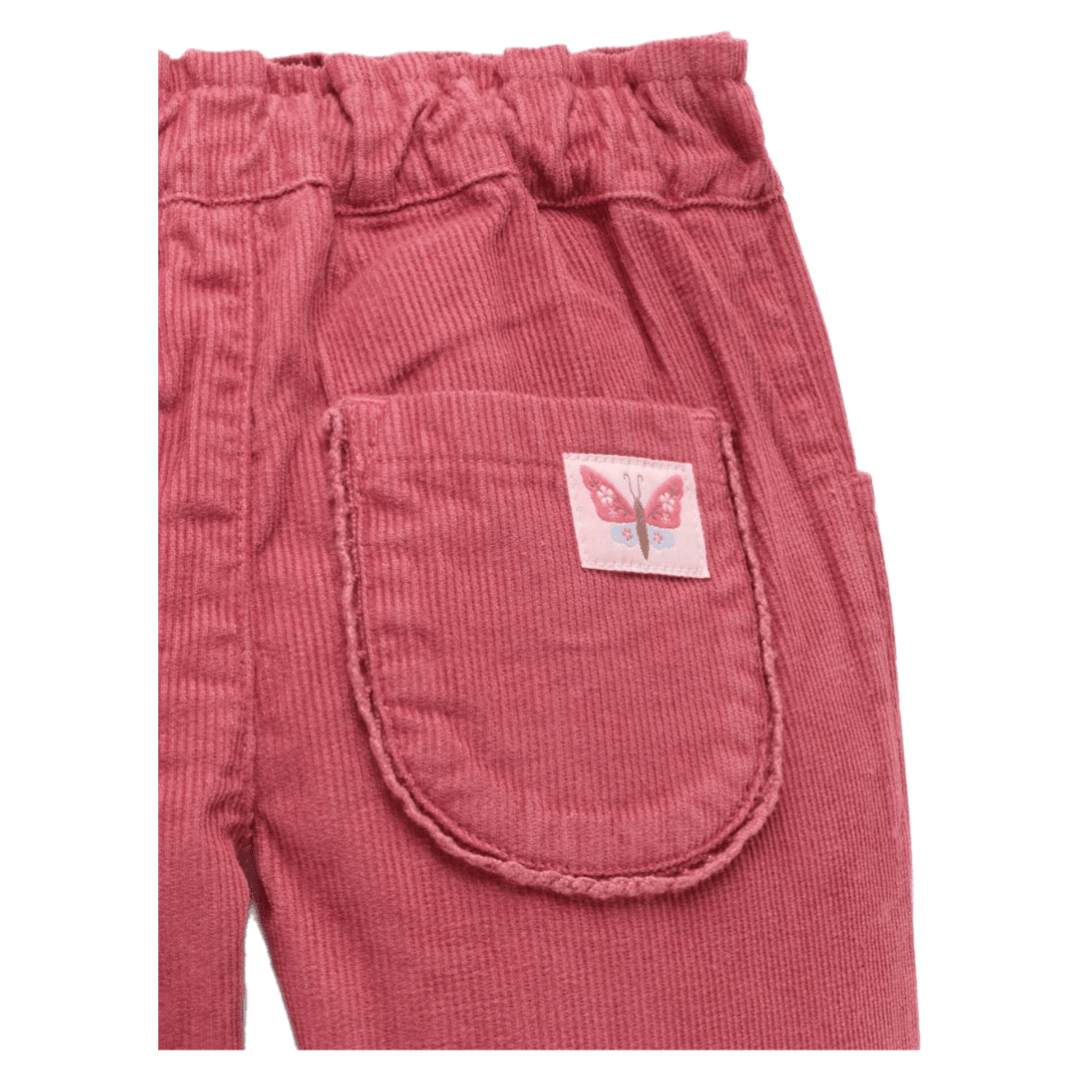 Pure Baby 0-3 Months to 5 Years Corduroy Pull On Pants - Toadstool