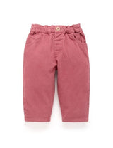Pure Baby 0-3 Months to 5 Years Corduroy Pull On Pants - Toadstool