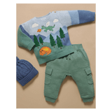 Pure Baby 0-3 Months to 5 Years Dragon Mountain Jumper - Dragon Jacquard
