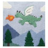 Pure Baby 0-3 Months to 5 Years Dragon Mountain Jumper - Dragon Jacquard