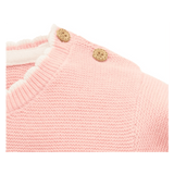 Pure Baby 0-3 Months to 5 Years Embroidered Frida Jumper - Guava Melange