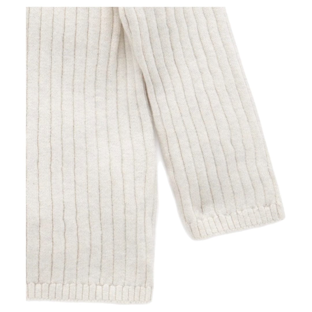 Pure Baby 0-3 Months to 5 Years Fine Rib Jumper - Cloud Melange