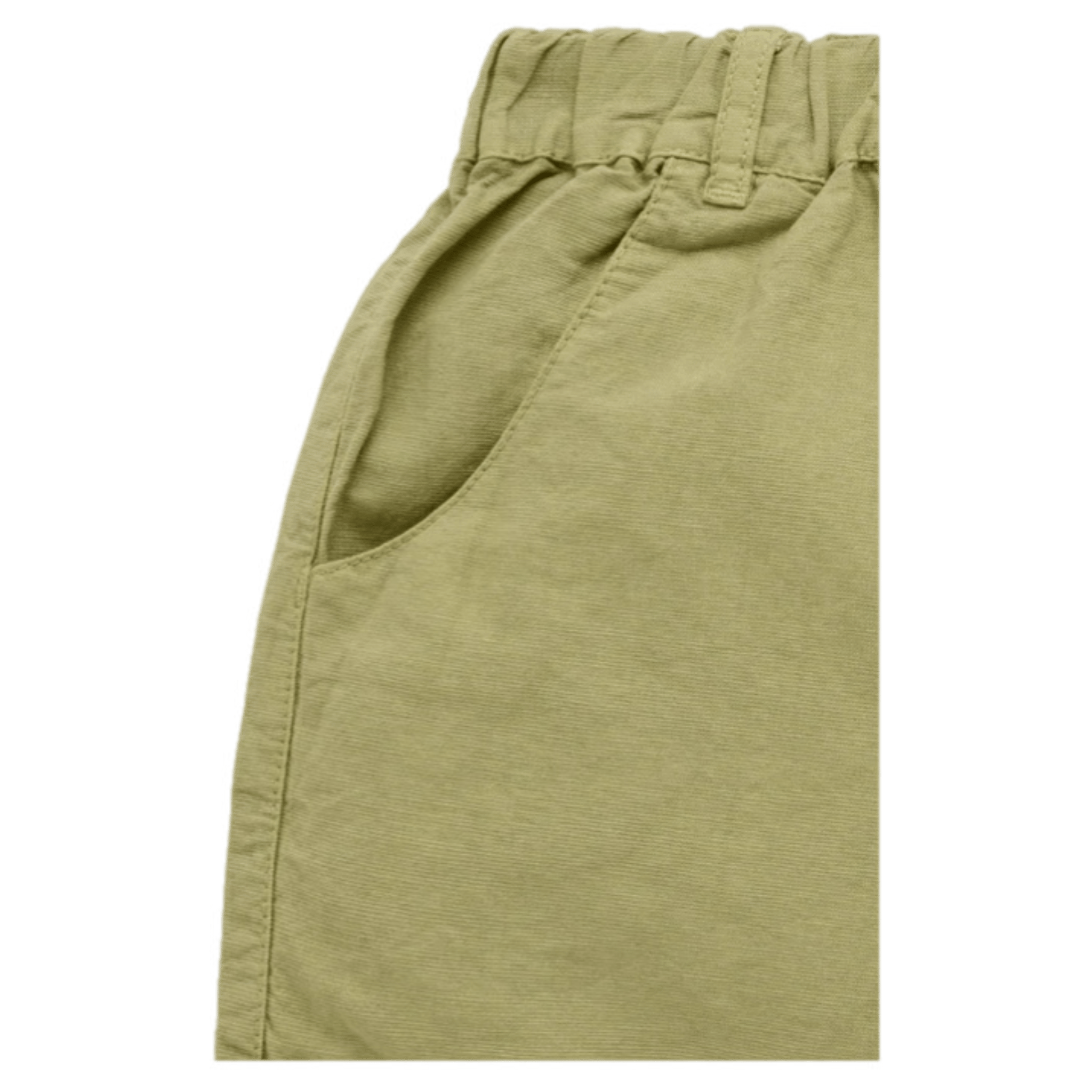 Pure Baby 0-3 Months to 5 Years Linen Blend Pull On Shorts - Olive