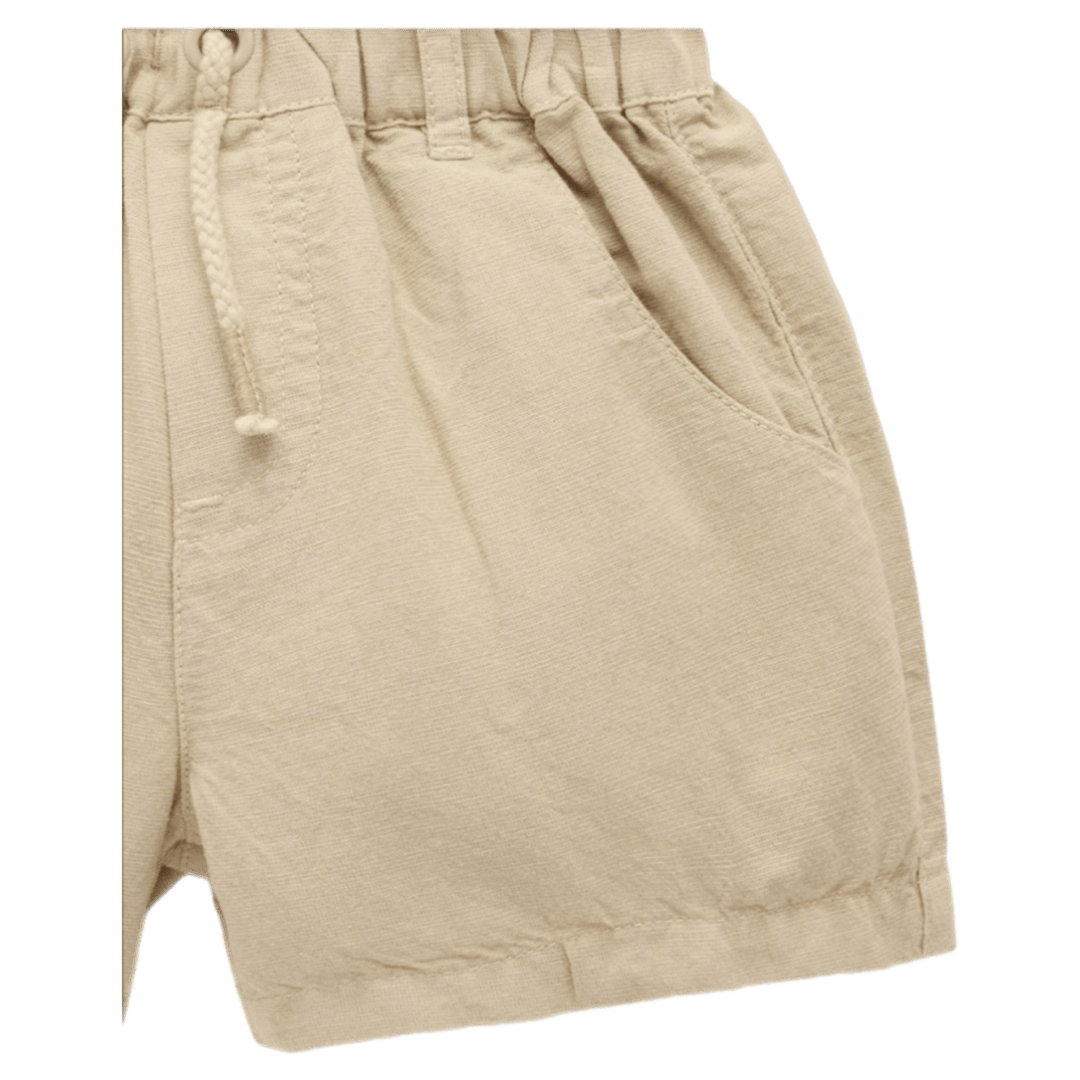 Pure Baby 0-3 Months to 5 Years Linen Blend Short - Burrito