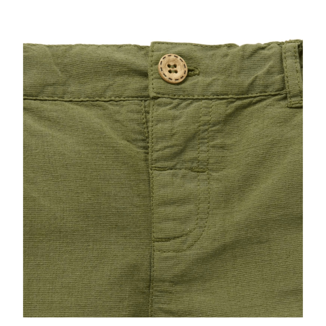 Pure Baby 0-3 Months to 5 Years Linen Blend Shorts - Seaweed