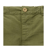 Pure Baby 0-3 Months to 5 Years Linen Blend Shorts - Seaweed