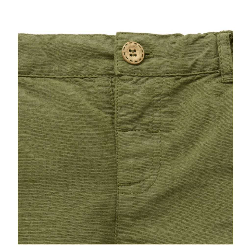 Pure Baby 0-3 Months to 5 Years Linen Blend Shorts - Seaweed