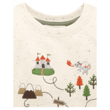 Pure Baby 0-3 Months to 5 Years Long Sleeve Thick Tee - Castle Map