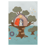 Pure Baby 0-3 Months to 5 Years Long Sleeve Thick Tee - Tree House Moonstone