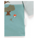 Pure Baby 0-3 Months to 5 Years Long Sleeve Thick Tee - Tree House Moonstone