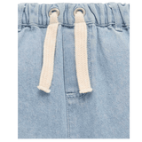 Pure Baby 0-3 Months to 5 Years Pull On Denim Shorts - Faded Denim