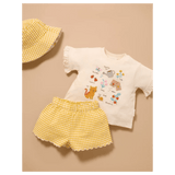 Pure Baby 0-3 Months to 5 Years Ruffle Tee - Cloud