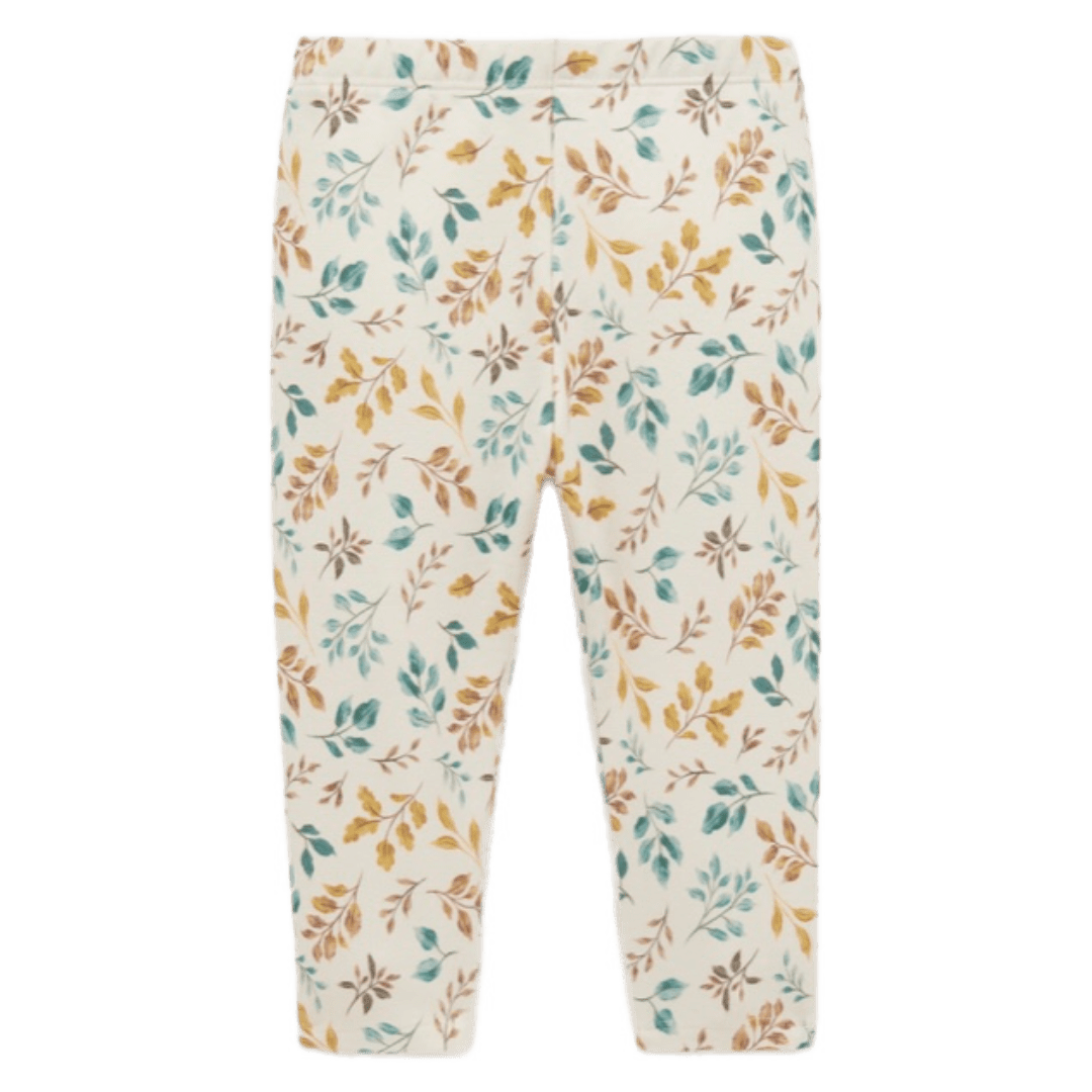 Pure Baby 0-3 Months to 5 Years Thick Pocket Leggings - Leafy