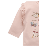 Pure Baby 0-3 Months to 5 Years Thick Ruffle Top - Mouse