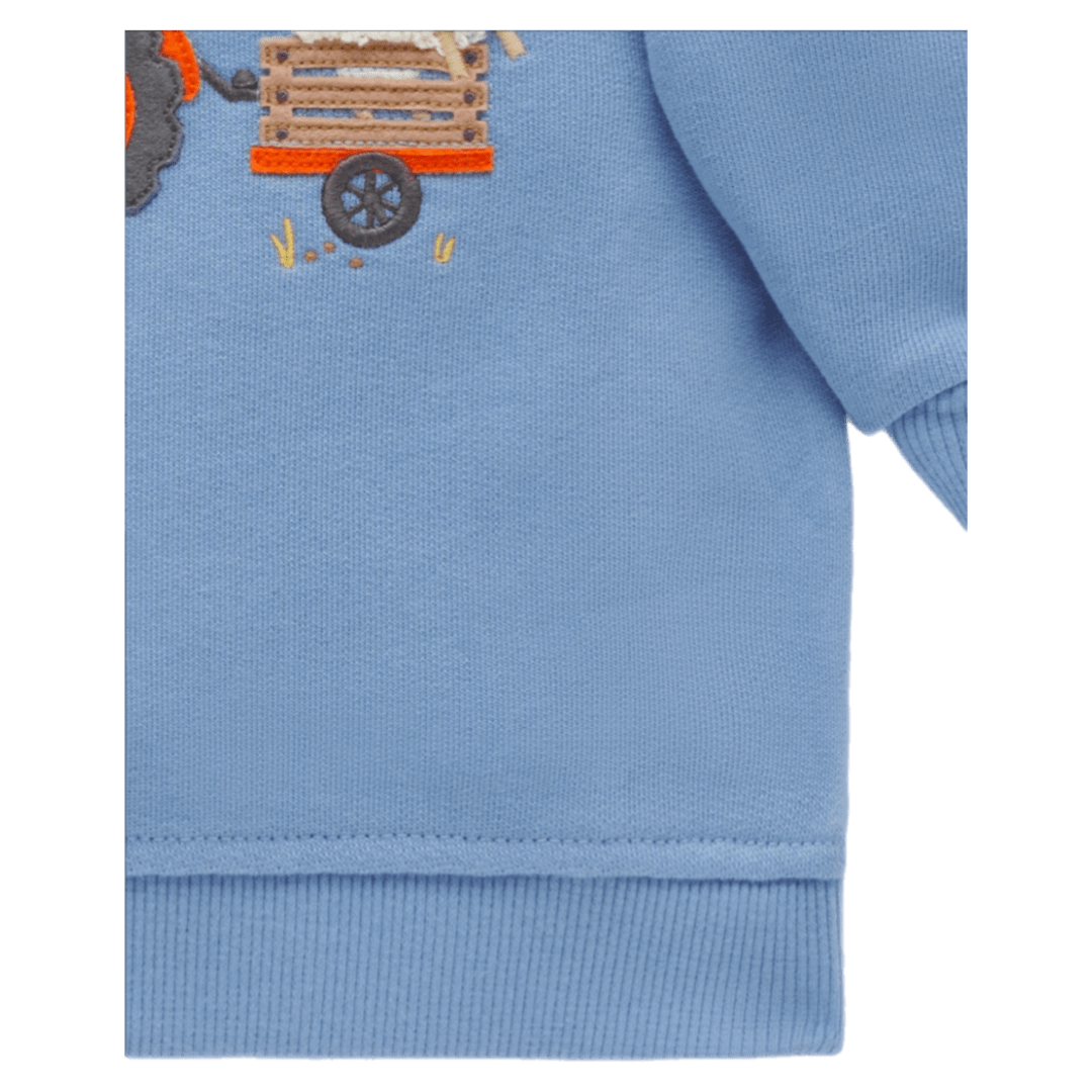 Pure Baby 0-3 Months to 5 Years Tractor Windcheater - Bluestone