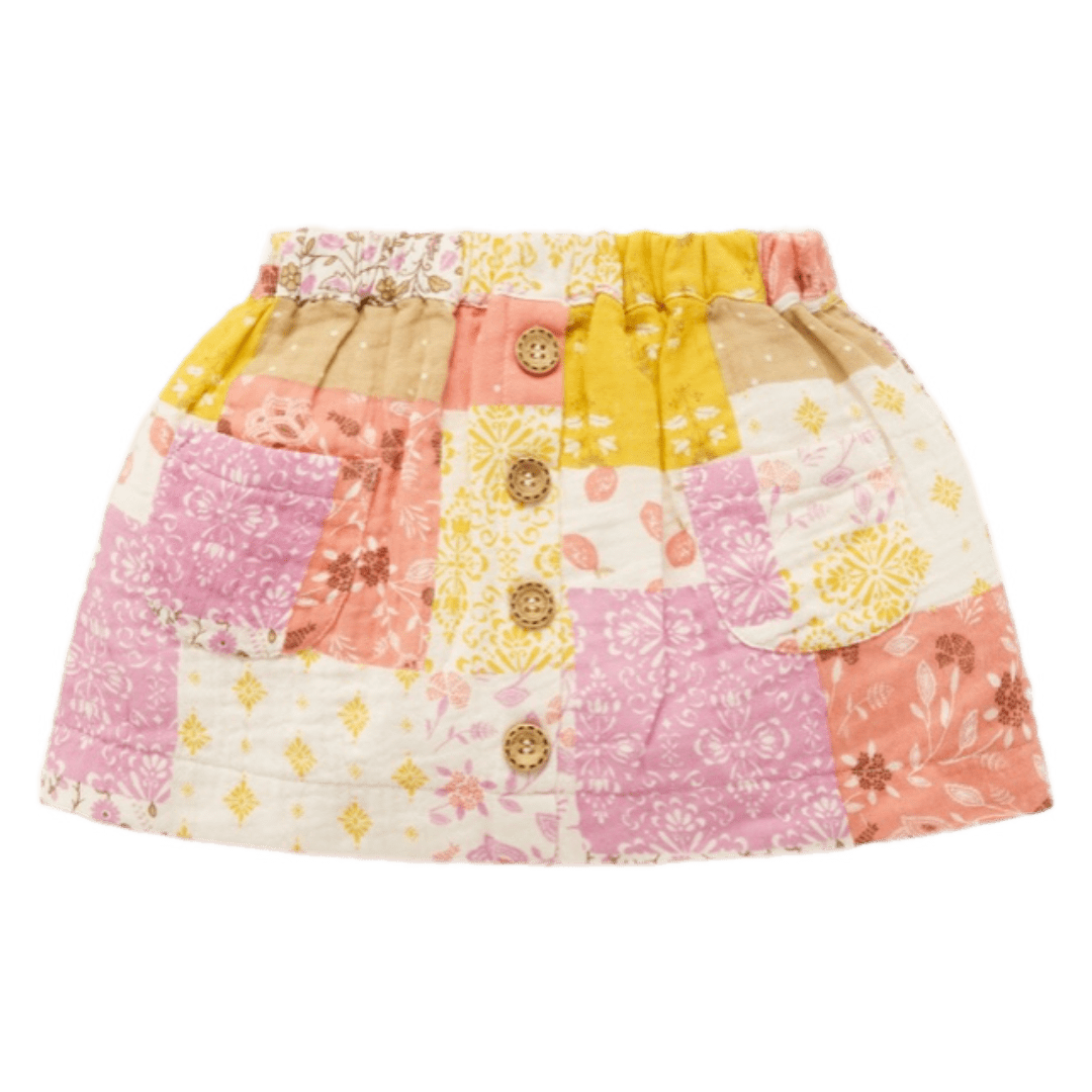 Pure Baby 3 Years to 5 Years Patchwork Skirt