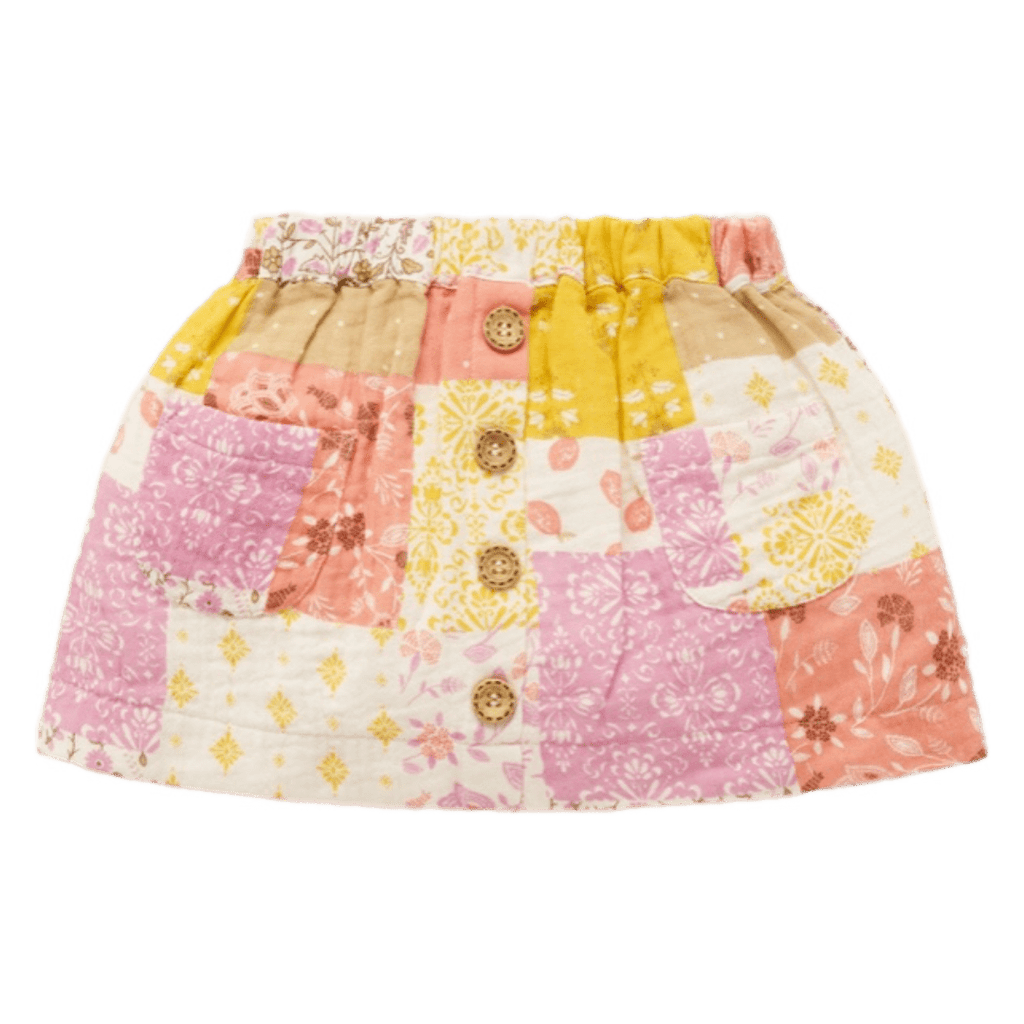 Pure Baby 3 Years to 5 Years Patchwork Skirt
