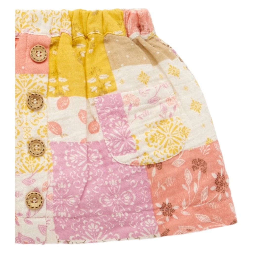 Pure Baby 3 Years to 5 Years Patchwork Skirt