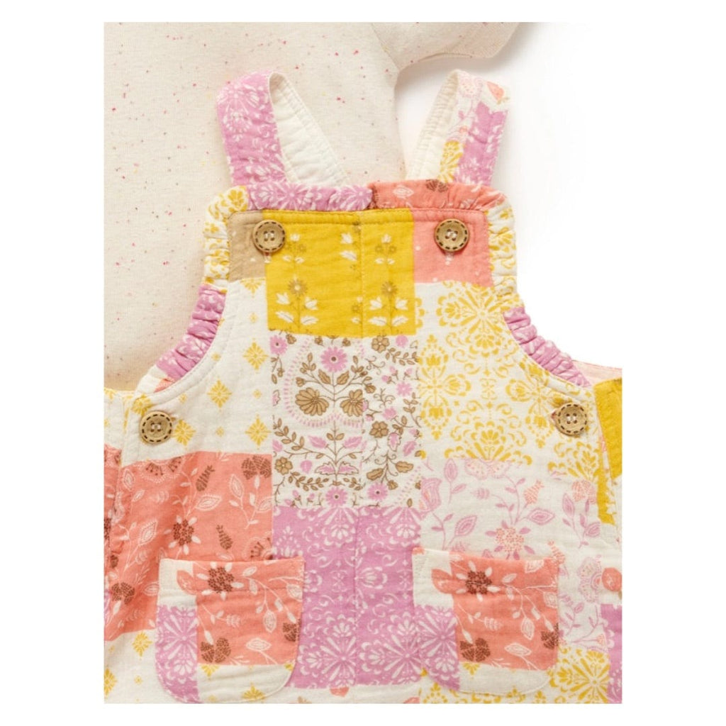 Pure Baby 6-12 Months to 3 Years Patchwork Overall Set