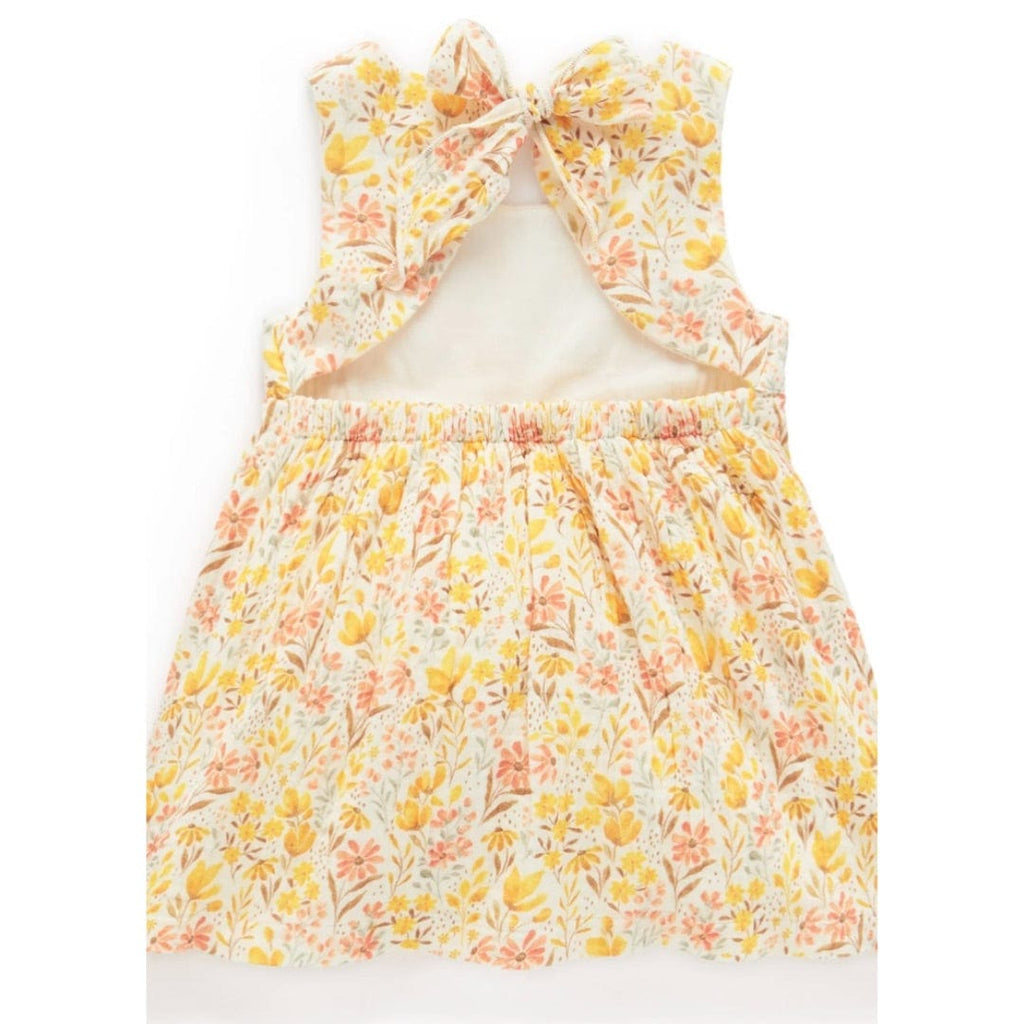 Pure Baby 6-12 Months to 5 Years Bow Dress - Desert Flower