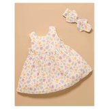 Pure Baby 6-12 Months to 5 Years Bow Dress - Sofia