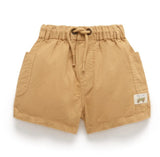 Pure Baby 6-12 Months to 5 Years Linen Blend Short - Argan