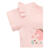 Pure Baby 6-12 Months to 5 Years Ruffle Button Up PJ Set - Desert Horses