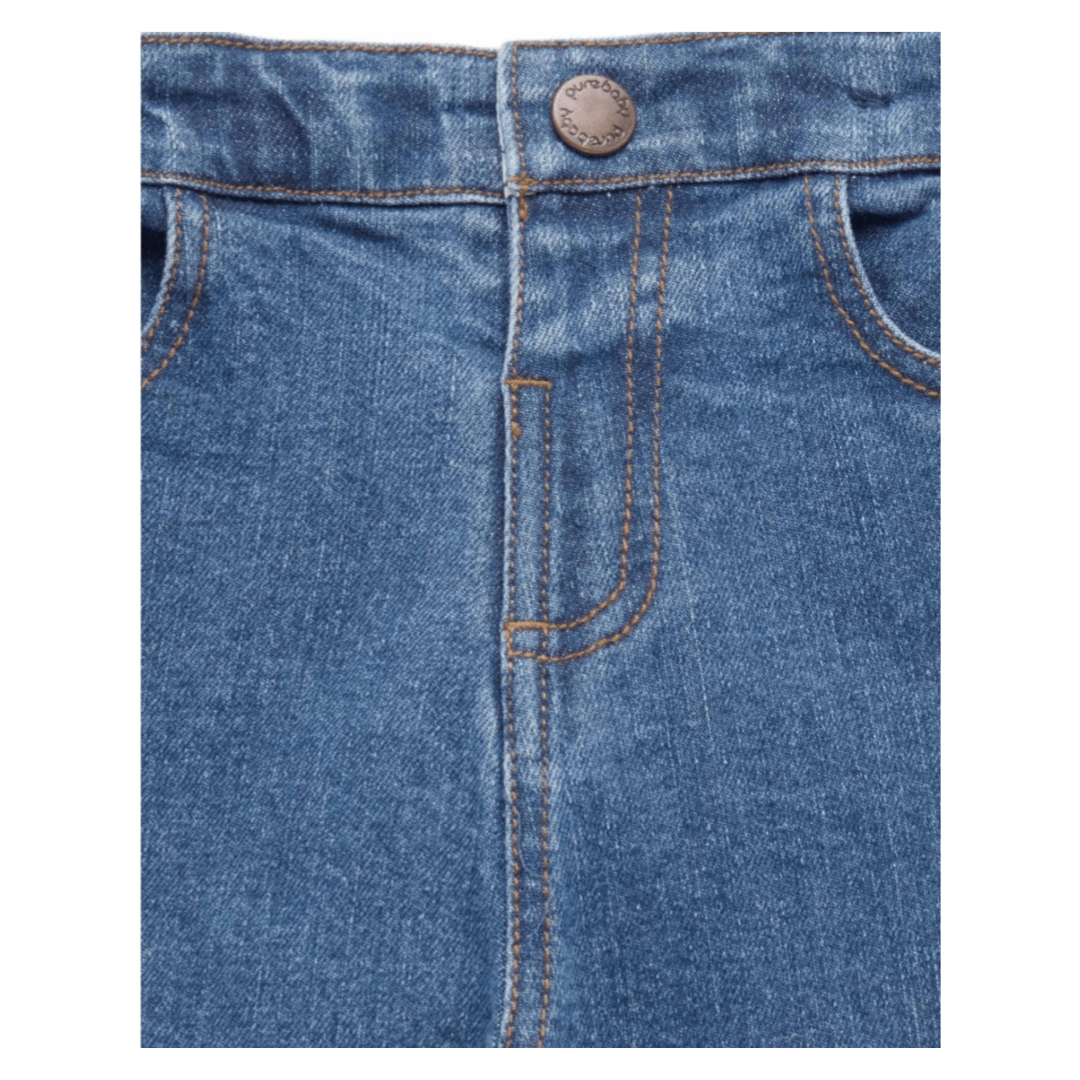 Pure Baby 6-12 Months to 5 Years Straight Leg Jean - Mid Denim